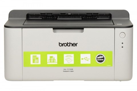 Brother Drukarka HL-1110E A4 mono USB/20ppm/pod.150ark./1000kopii@start