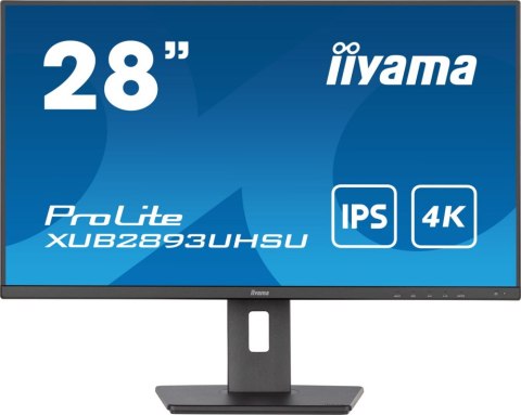 Monitor IIYAMA XUB2893UHSU-B5 (28" /IPS /60Hz /3840 x 2160 /Czarny)