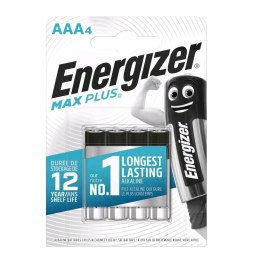 Bateria alkaliczna Energizer MAX Plus AAA / LR03 - 4 sztuki (blister)