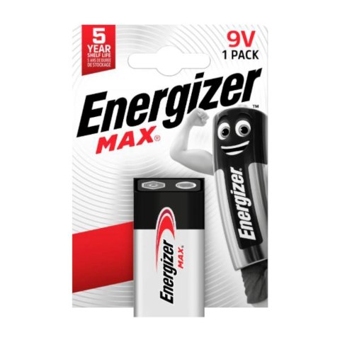 Bateria alkaliczna Energizer Max 6LR61 9V (R9*) - 1 sztuka (blister)