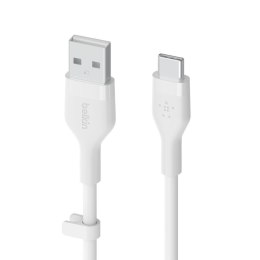 Belkin Kabel BoostCharge USB-A do USB-C silikonowy 1m, biały