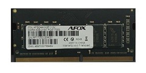 Pamięć AFOX (SODIMM\DDR4\8 GB\2666MHz\Single)