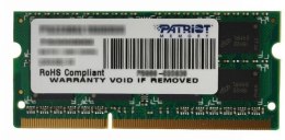 Pamięć PATRIOT (SODIMM\DDR3\4 GB\1600MHz\1.5V\11 CL\Single)