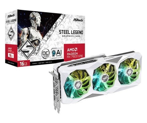 ASRock Karta graficzna Radeon RX 7900 GRE STEEL LEGEND 16GB OC GDDR6 256bit