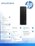 HP Inc. Komputer stacjonarny 290SFF G9R i5-12400 512GB/16GB/DVDR/W11P 9H6A5ET