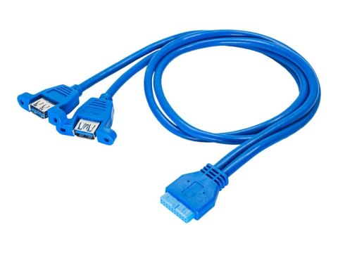 Adapter AKYGA AK-CA-62 USB 3.0 - 2x USB typu A