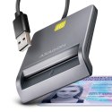 AXAGON CRE-SM3T Czytnik kart identyfikacyjnych USB, kabel 1,3m