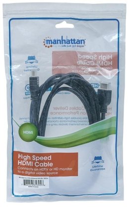 MANHATTAN HDMI (męski) - HDMI (męski) 5 m 5m /s1x HDMI (wtyk) 1x HDMI (wtyk)