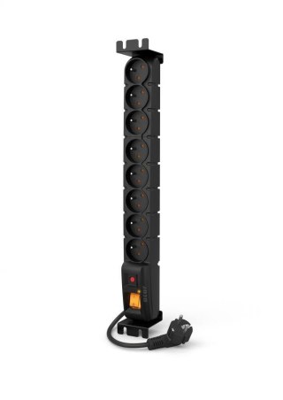 Listwa przeciwprzepięciowa Acar S8 FA RACK 3,0m czarna