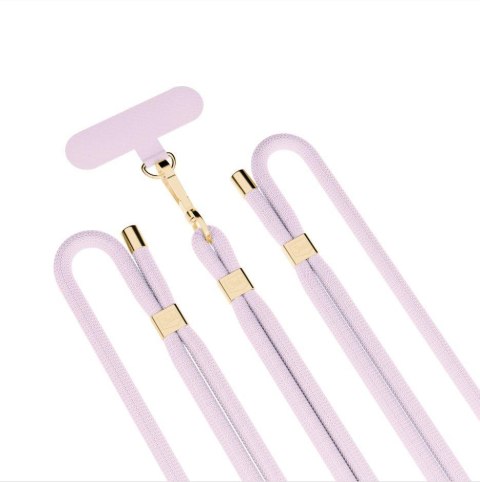 Smycz do telefonu - 3mk EasyClip Elite - Pink (gold)