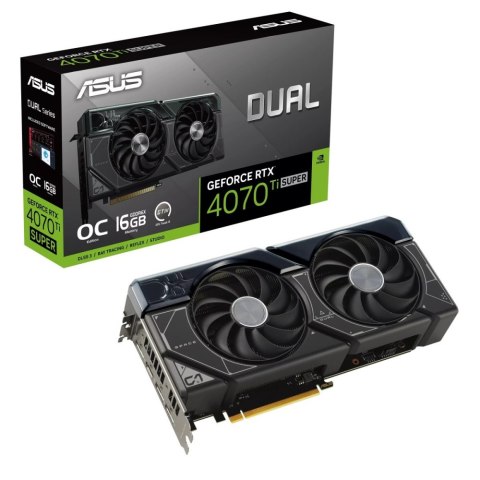 Karta graficzna ASUS GeForce RTX 4070 TI SUPER 16GB GDDR6X (DUAL-RTX4070TIS-O16G)