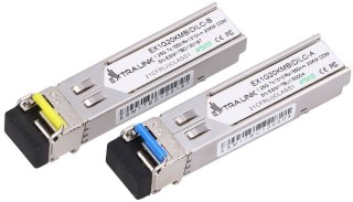 EXTRALINK SFP 1.25G WDM 1310/1550NM SM 20KM LC DDM - PAIR