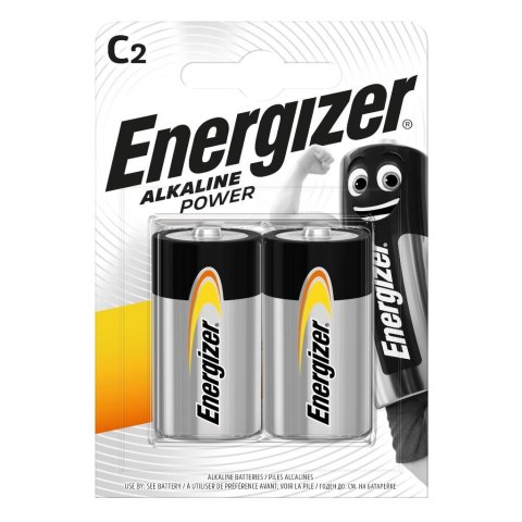 Bateria alkaliczna Energizer C / LR14 Alkaline Power - 2 sztuki (blister)