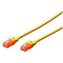 DIGITUS Cat6 U/UTP 2 m Żółty 2 Patchcord