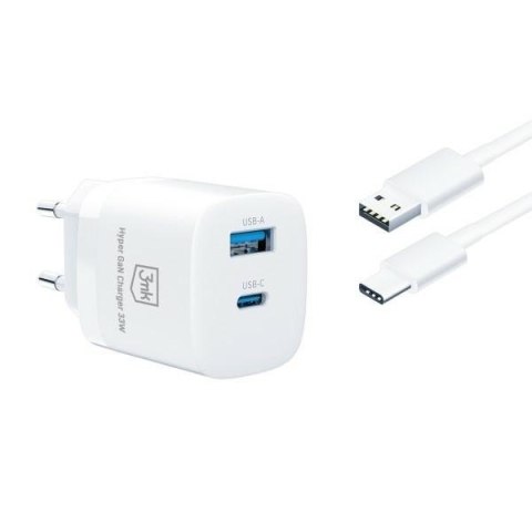 3MK Ładowarka sieciowa 33W 1xUSB-C + 1xUSB-A GaN PD