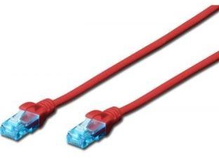 DIGITUS Cat6 U/UTP 1 m Czerwony 1 Patchcord