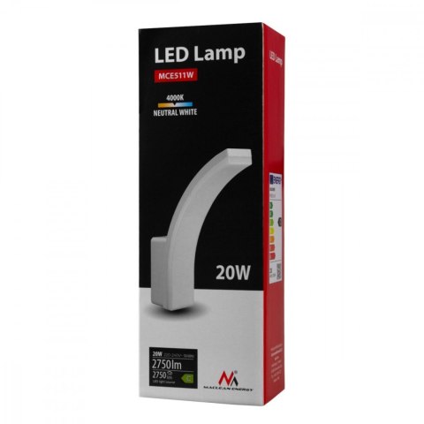 Maclean Lampa LED MCE511 W 20W IP65 4000K