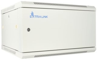 EXTRALINK 6U 600X600 ASP WALL-MOUNTED RACKMOUNT CABINET METAL DOOR GRAY