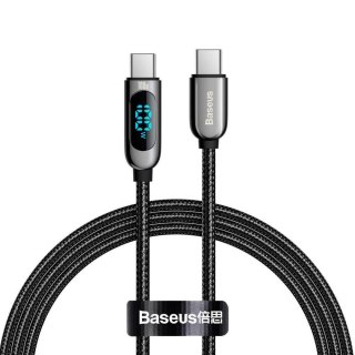 Kabel przewód USB-C PD 2.0 100cm Baseus Display CATSK-B01 Quick Charge 3.0 5A z obsługą szybkiego ładowania 100W