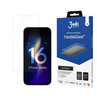 Szkło hybrydowe do Apple iPhone 16 Pro - 3mk FlexibleGlass