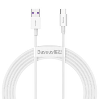 Kabel przewód USB - USB-C / Typ-C 200cm Baseus Superior CATYS-A02 z obsługą szybkiego ładowania 66W