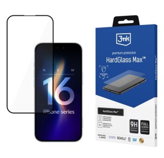 Szkło hartowane do Apple iPhone 16 Pro - 3mk HardGlass Max Lite Black