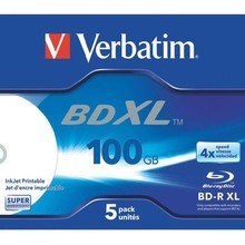 VERBATIM 100 GB 4x Jewel Case 5 szt.