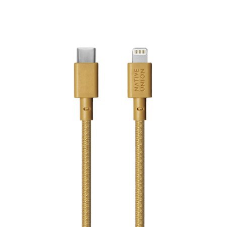 Native Union Night Cable - kabel USB-C - lightning, 3 m (kraft)