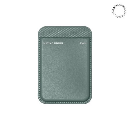 Native Union (Re)Classic Wallet - skórzany portfel kompatybilny z MagSafe (slate green)