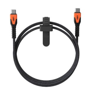 UAG Rugged Cable - kabel USB-C - USB-C 60W, 1,5 m (black/orange)