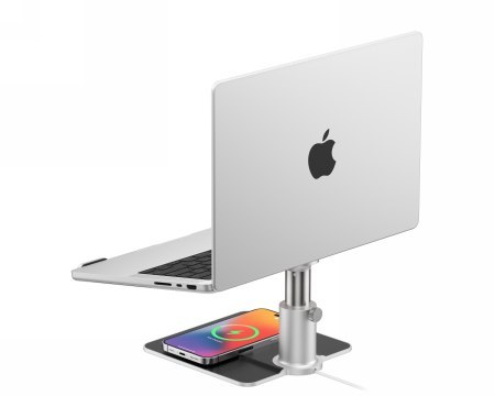 Twelve South HiRise Pro - aluminiowa podstawka do MacBook wspierająca ładowanie MagSafe