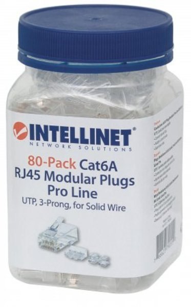 INTELLINET NETWORK SOLUTIONS Wtyk modularny RJ45 8P8C Cat6A UTP Wtyk