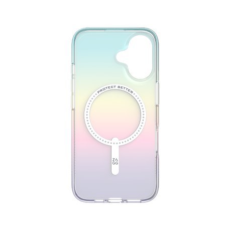 ZAGG Milan Snap - obudowa ochronna do iPhone 16 kompatybilna z MagSafe (iridescent)