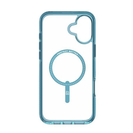 ZAGG Santa Cruz Snap - obudowa ochronna do iPhone 16 Plus kompatybilna z MagSafe (retro blue)