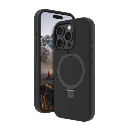 Dbramante1928 Iceland Ultra D3O MS Kick - obudowa ochronna z podstawką do iPhone 16 Pro Max kompatybilna z MagSafe (black)