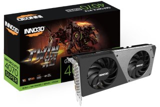 Karta graficzna INNO3D GeForce RTX 4070 SUPER Twin X2 12GB GDDR6X N407S2-126X-186162N