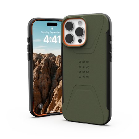 UAG Civilian Magsafe - obudowa ochronna do iPhone 16 Pro Max kompatybilna z MagSafe (olive)