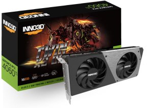 Karta graficzna INNO3D GeForce RTX 4060 Ti TWIN X2 OC 16GB GDDR6 N406T2-16D6X-178055N