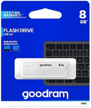 Pendrive (Pamięć USB) GOODRAM (8 GB /USB 2.0 /Biały )