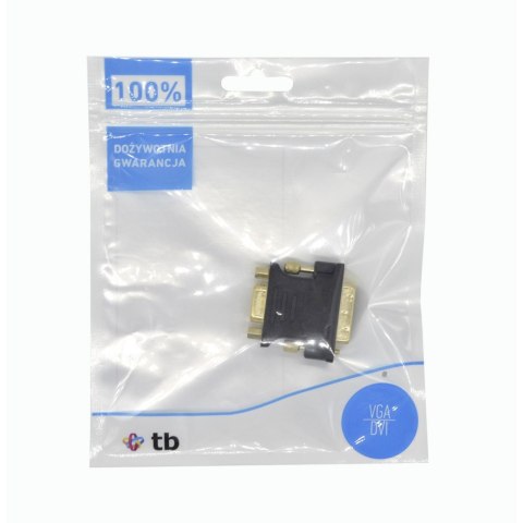 Adapter TB DVI-I (M) - VGA (F) DVI-I - VGA AKTBXVADVIMVGAF