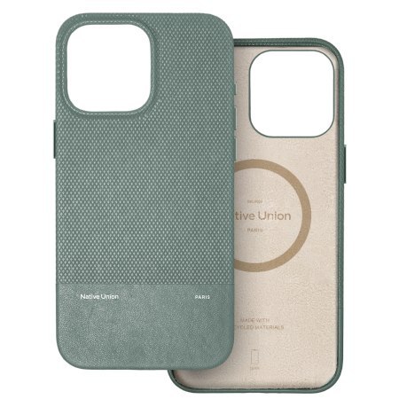 Native Union (RE)Classic Case - obudowa ochronna do iPhone 16 Pro Max kompatybilna z MagSafe (slate green)