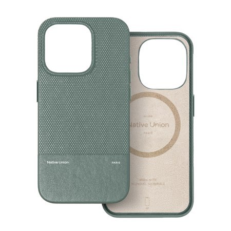 Native Union (RE)Classic Case - obudowa ochronna do iPhone 16 Pro kompatybilna z MagSafe (slate green)