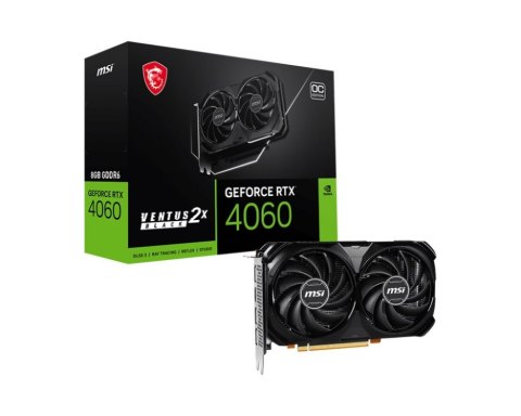 Karta graficzna MSI GeForce RTX 4060 VENTUS 2X BLACK 8G OC