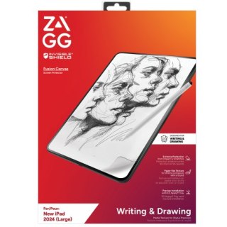 ZAGG InvisibleShield Fusion Canvas - antybakteryjna folia ochronna imitująca papier do iPad Air 13" M2 (2024)