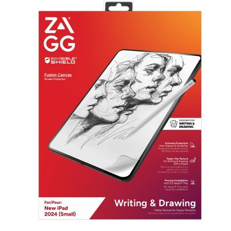 ZAGG InvisibleShield Fusion Canvas - antybakteryjna folia ochronna imitująca papier do iPad Pro 11" M4 (2024)