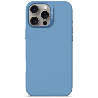 Decoded AntiMicrobial Silicone Backcover - silikonowa obudowa ochronna do iPhone 16 Pro Max kompatybilna z MagSafe (air blue)