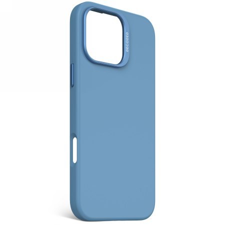 Decoded AntiMicrobial Silicone Backcover - silikonowa obudowa ochronna do iPhone 16 Pro Max kompatybilna z MagSafe (air blue)