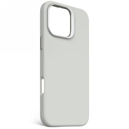 Decoded AntiMicrobial Silicone Backcover - silikonowa obudowa ochronna do iPhone 16 Pro Max kompatybilna z MagSafe (stone gray)