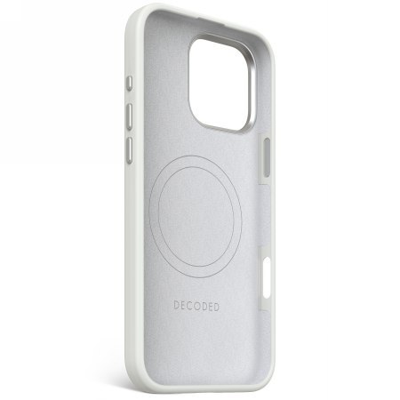 Decoded AntiMicrobial Silicone Backcover - silikonowa obudowa ochronna do iPhone 16 Pro Max kompatybilna z MagSafe (stone gray)