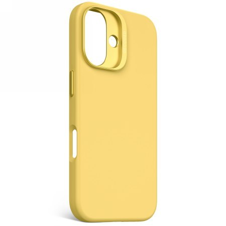 Decoded AntiMicrobial Silicone Backcover - silikonowa obudowa ochronna do iPhone 16 kompatybilna z MagSafe (popcorn)